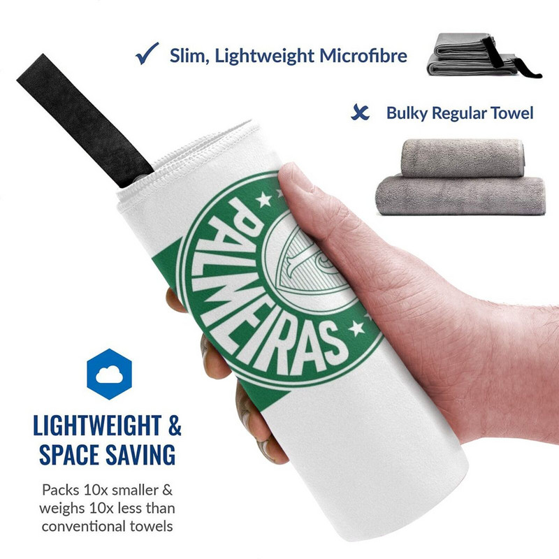 Palmeiras Brasil Torcida Mancha Verde Futbol Quick Dry Towel Gym Sports Bath Portable Torcida Verde Palmeiras Brasil Brazil Sao