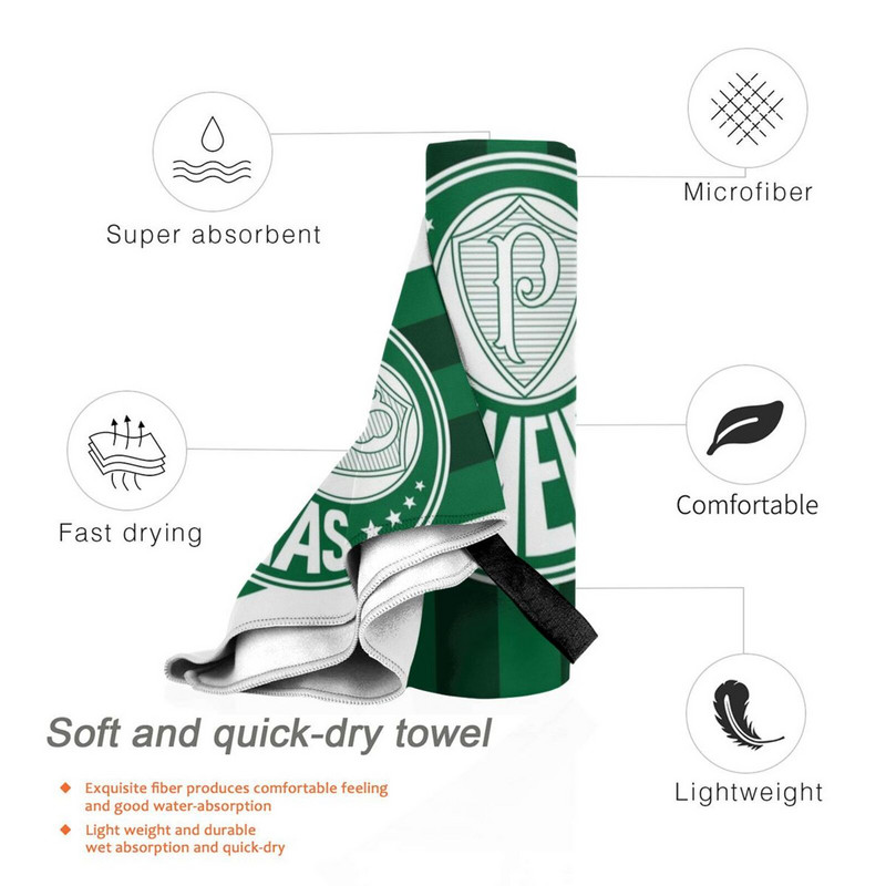Palmeiras Brasil Torcida Mancha Verde Futbol Quick Dry Towel Gym Sports Bath Portable Torcida Verde Palmeiras Brasil Brazil Sao