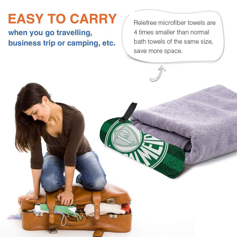 Palmeiras Brasil Torcida Mancha Verde Futbol Quick Dry Towel Gym Sports Bath Portable Torcida Verde Palmeiras Brasil Brazil Sao