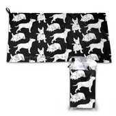 Модел на бултериер Бързосъхнеща кърпа Фитнес зала Спортна баня Преносима Respol Racing Мека абсорбираща потта Бързосъхнеща джобна Удобна