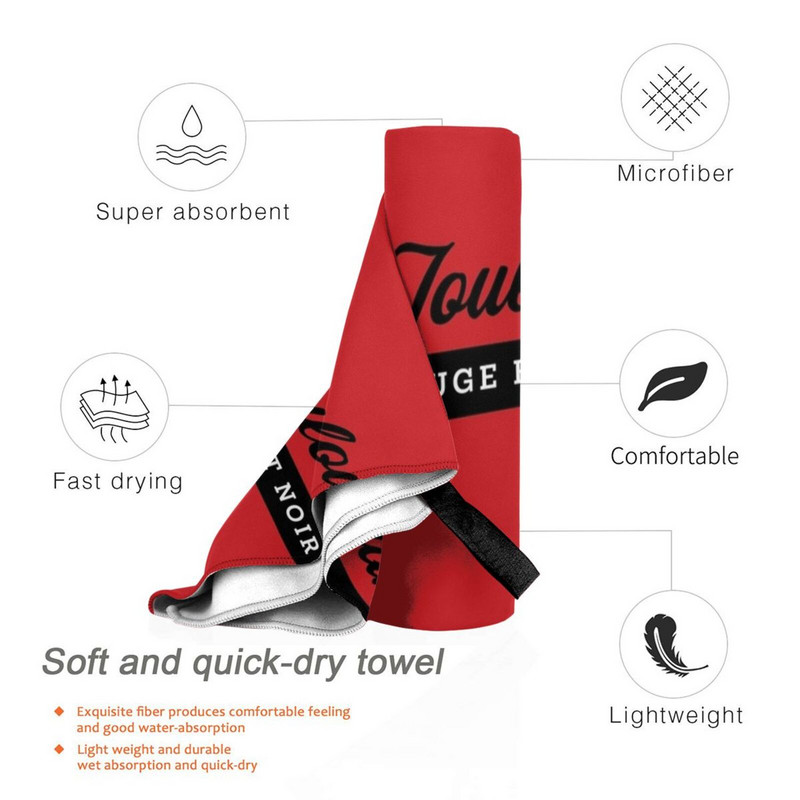 Stade Toulousain-Les Rouge Et Бързосъхнеща кърпа Фитнес зала Спортна баня Преносима Ichiban Kasuga Kazuma Kiryu Yakuza Like A Dragon Ryu Ga