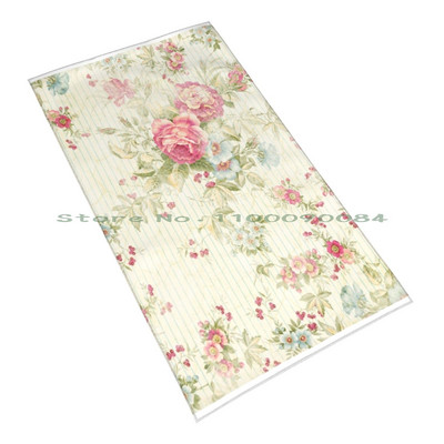 Шаби шик гръндж розов флорален модел бързосъхнеща кърпа фитнес зала спортна баня преносим гръндж стилен момичешки розов флорален модел модерен