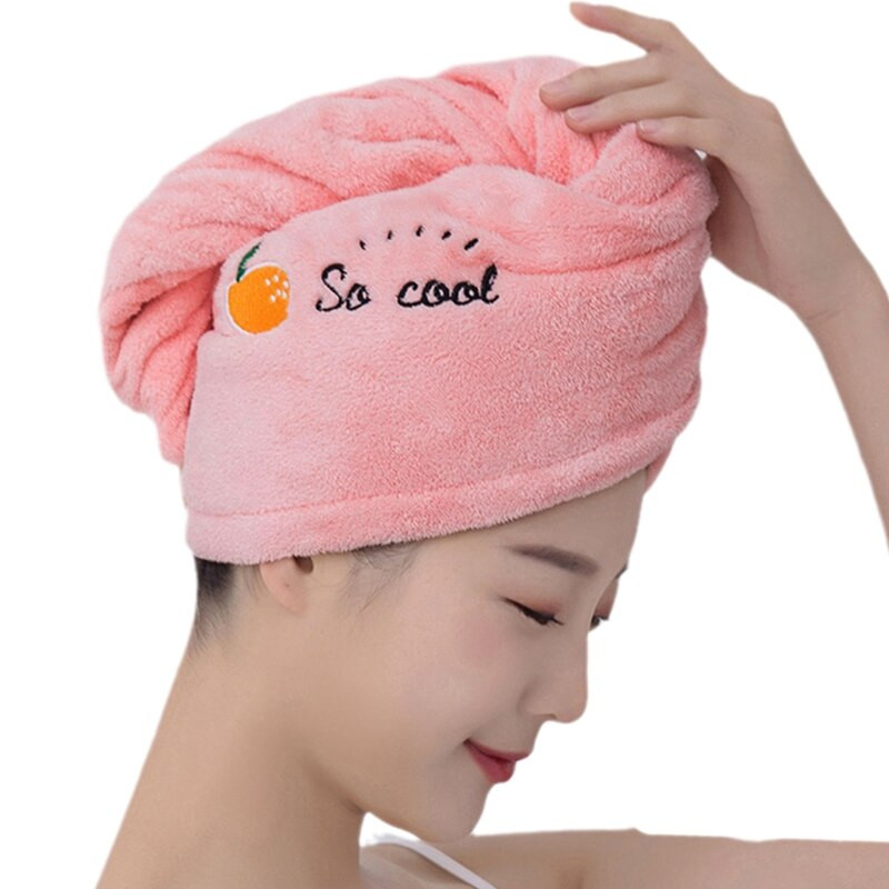 Coral Fleece Dry Hair Minkštas dušo plaukų rankšluostis, sugeriantis greitai džiūstantis galvos šalikas, skirtas namams bendrabutyje, vonios kambaryje, dušas lauke