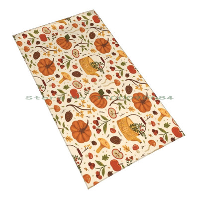 Есенни мечти Бързосъхнеща кърпа Фитнес зала Спортна баня Преносима ботаническа Природа Гора Есен Есенни тикви Гъби Листа Уютен