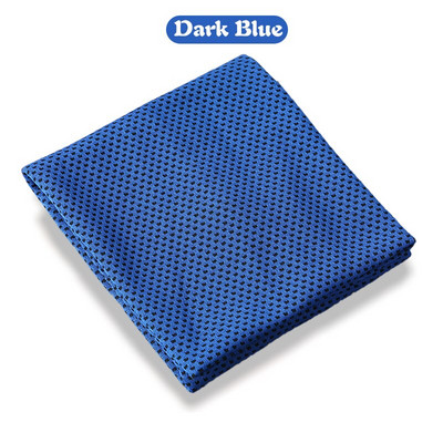 Лятна студена кърпа Найлонова охлаждаща Бързо охлаждаща кърпа за упражнения Абсорбираща пот ледена копринена кърпа Студена фитнес кърпа