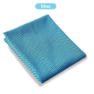 Лятна студена кърпа Найлонова охлаждаща Бързо охлаждаща кърпа за упражнения Абсорбираща пот ледена копринена кърпа Студена фитнес кърпа