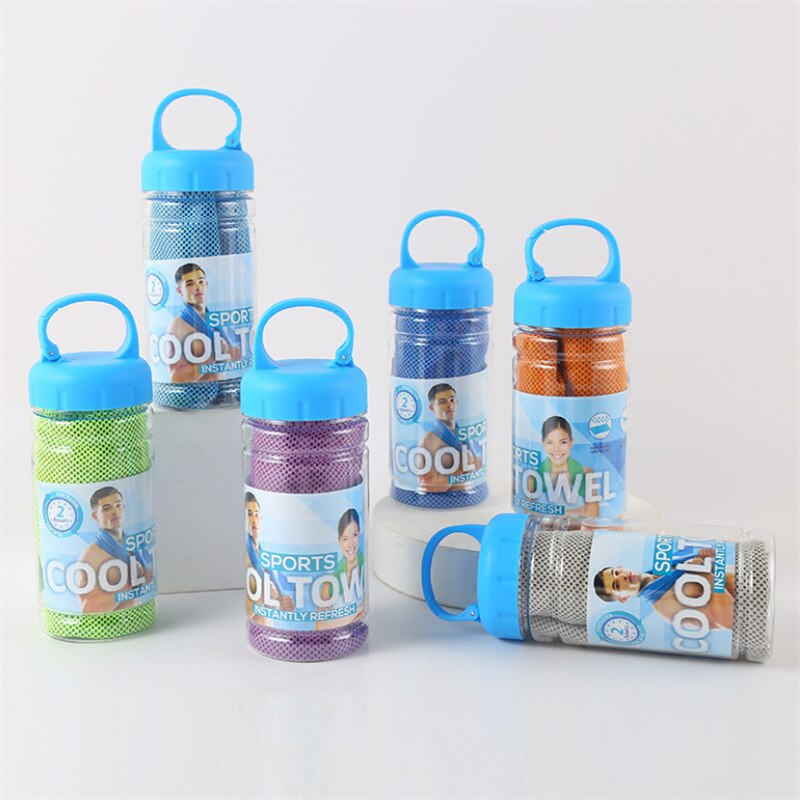 Prosop de răcire sport Prosoape de față cu gheață din microfibră pentru sală de sport Înot Yoga alergare 30x100cm Prosoape de transpirație cu uscare rapidă