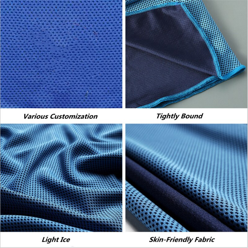 Prosop de răcire sport Prosoape de față cu gheață din microfibră pentru sală de sport Înot Yoga alergare 30x100cm Prosoape de transpirație cu uscare rapidă