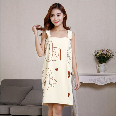 Nešiojamas vonios rankšluostis Superfine Fiber vonios chalatas Minkštas sugeriantis rankšluostis namams Odai nekenksmingas SPA paplūdimio rankšluosčiai namų tekstilė