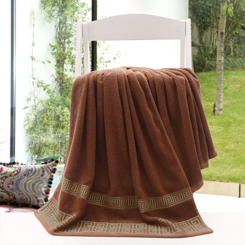 Prosoape de plajă brodate de înaltă calitate Prosoape de baie pentru adulți Material moale și super absorbant 70x140cm 100% bumbac