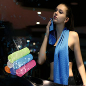 Tornatörölköző egyszínű, gyorsan száradó tornatermi jóga kültéri futás futball kosárlabda izzadságelnyelő hűsítő törölköző 30*80cm