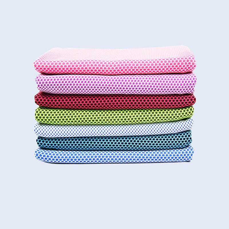 Tornatörölköző egyszínű, gyorsan száradó tornatermi jóga kültéri futás futball kosárlabda izzadságelnyelő hűsítő törölköző 30*80cm