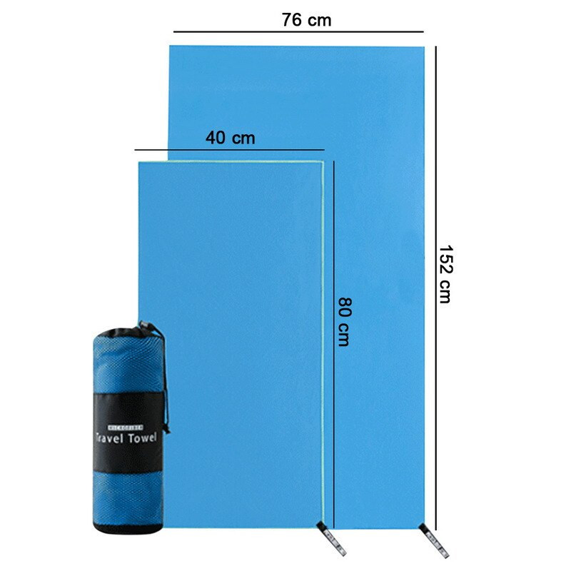 Prosop de sport Prosoape super-absorbante de transpirație cu uscare rapidă Prosoape din microfibră Prosop de plajă portabil pentru piscină Înot Fitness Yoga
