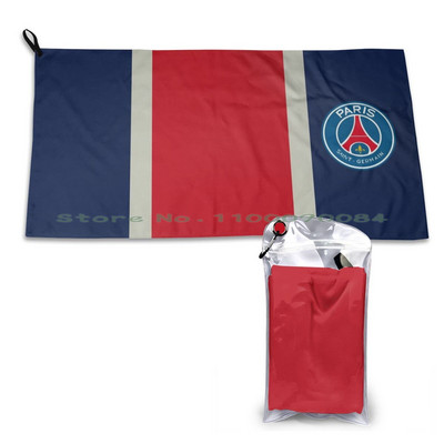 Quick Dry Towel Gym Sports Bath Portable Academy France Blue Trademark Sport Signage St Germain Λογότυπο Σύμβολο Football Ligue 1