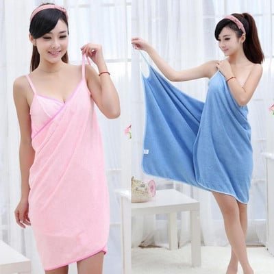 Νέες πετσέτες μπάνιου Fashion Lady Wearable Fast Drying Magic Bath Towel Beach Πετσέτα σπα Μπουρνούζι Φούστα μπάνιου Toalhas De Banho