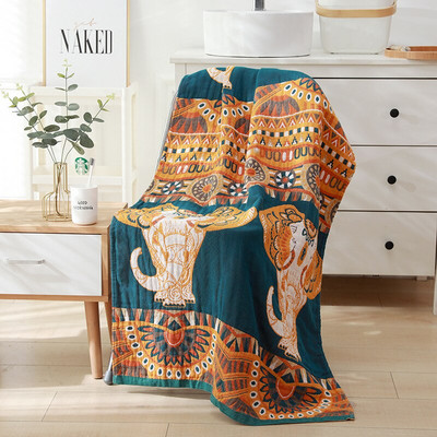 Cusack 23 Styles Bohemian Virágos Rajzfilm Puha pamut fonal fürdőlepedő gyerekeknek Felnőtt Férfi Női 80*160 CM Jó minőség