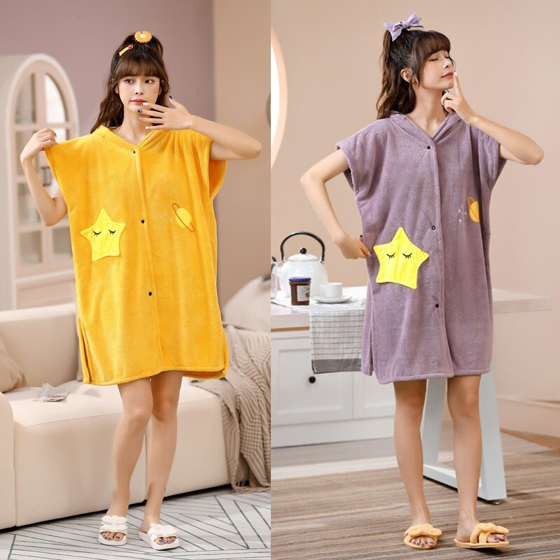 Halat de baie din microfibră, cu uscare rapidă, pentru femei, duș, prosop moale de plajă, pentru textile de casă, prosoape de baie și saună, baie