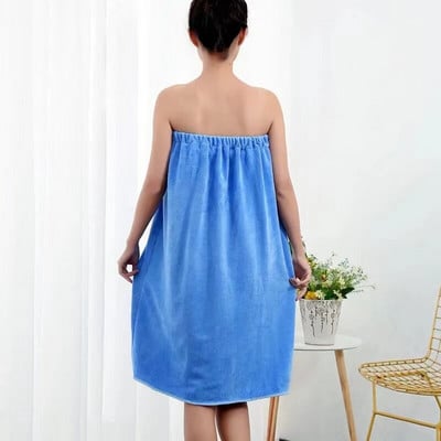 Moteriškas minkštas rankšluostis Mikropluošto chalatas Moteriškas dušas suaugusiems namų tekstilė Vonios ir pirties rankšluosčiai Vonios greitai džiūstantys