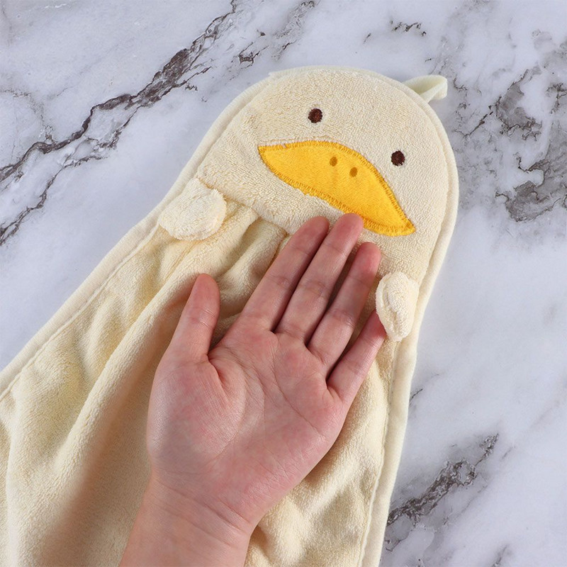 Prosoape practice ultra groase pentru copii, animale drăguțe din desene animate, prosoape de mână absorbante din microfibră pentru bucătărie, baie