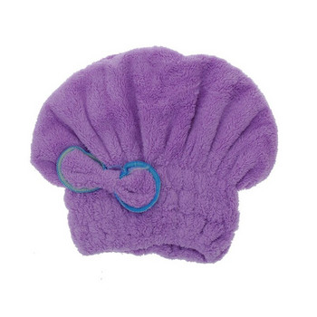 Полезна шапка за суха коса от минифибър Бързо суха шапка за навита кърпа