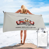 Ferris Bueller szabadnapos strandtörölközők Kaland strandszékek Luxus fürdőszobai készlet Kéztörölközők fürdőszobához