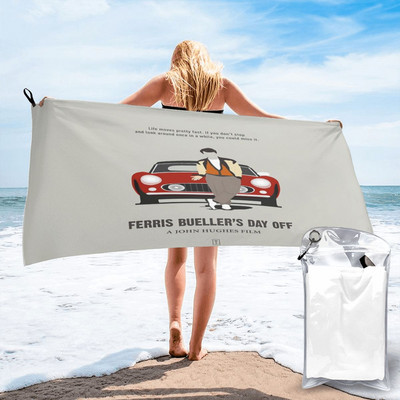 Ferris Bueller szabadnapos strandtörölközők Kaland strandszékek Luxus fürdőszobai készlet Kéztörölközők fürdőszobához