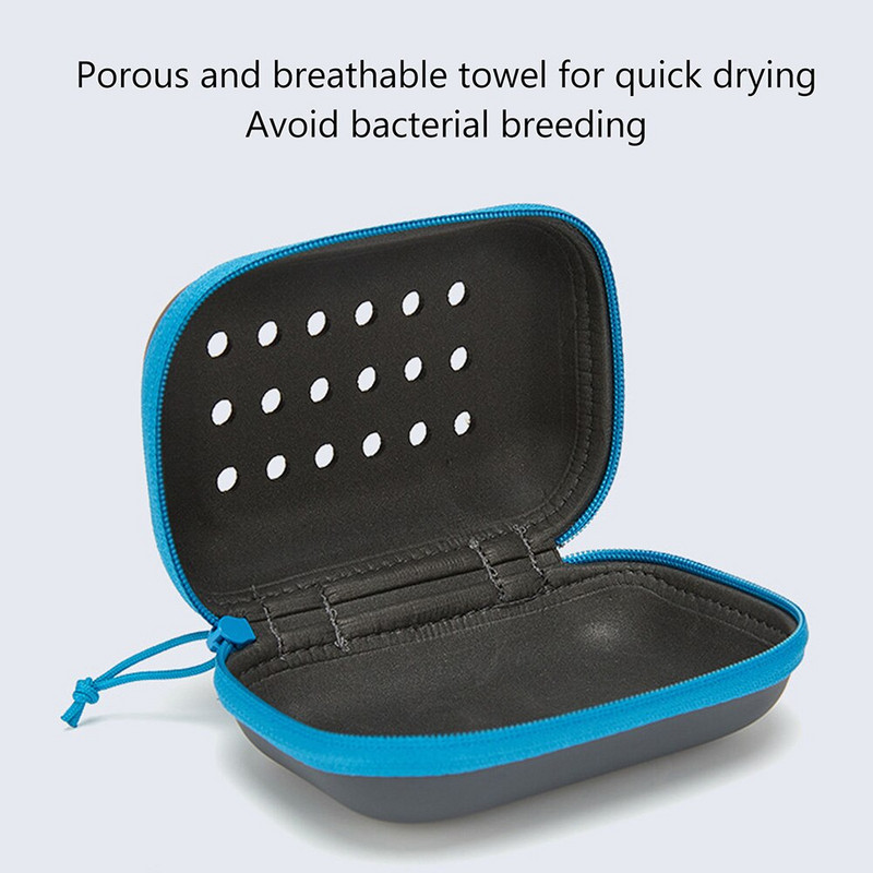 Prosop de răcire cu uscare rapidă multifuncțional Prosop de răcire de fitness respirabil Ușor cu cutie de depozitare impermeabilă pentru sală de alergare