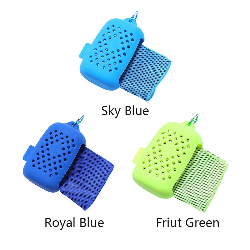 Kerékpározás Túrázás Elnyeli az izzadságot Újrafelhasználható Fitness Mosható Gyorsan száradó sporttörölköző Puha Futás Hegymászás Könnyű hidegérzet