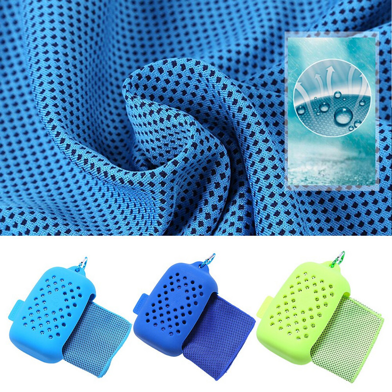 Kerékpározás Túrázás Elnyeli az izzadságot Újrafelhasználható Fitness Mosható Gyorsan száradó sporttörölköző Puha Futás Hegymászás Könnyű hidegérzet