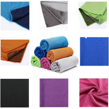 Πολύχρωμο Ice Towel Utility Enduring Instant Cooling Towel Heat Relief Επαναχρησιμοποιήσιμο Chill Cool Towel Κρύα πετσέτα