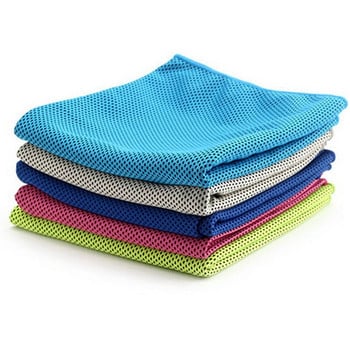 Πολύχρωμο Ice Towel Utility Enduring Instant Cooling Towel Heat Relief Επαναχρησιμοποιήσιμο Chill Cool Towel Κρύα πετσέτα