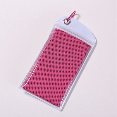 Įvairiaspalvis ledinis rankšluostis, patvarus, greitai vėsinantis rankšluostis, mažinantis šilumą, daugkartinis šaldantis vėsus rankšluostis Šaltas rankšluostis