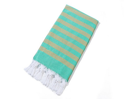 100x180 cm turkiško stiliaus dryžuotas medvilninis vonios rankšluostis su kutais Sauna Hammam Yoga Sporto salės rankšluostis Fouta Peshtemal antklodė namų dekoras