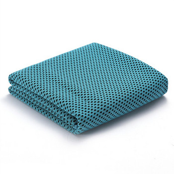 Μικροΐνες Yoga Cool Thin Towel Cooling Ice Πετσέτες Αθλητισμού εξωτερικού χώρου Καλοκαιρινό δροσιστικό κασκόλ Γυμναστήριο Φορέστε Icing Sweat Band Κορυφαία αθλητική πετσέτα