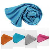 Kiváló sporttörölköző puha, pihe-puha mosható kemping fitnesz futáshoz jéghűtő törölköző