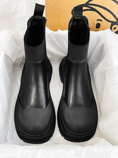 Madingi britiško stiliaus rudeniniai žieminiai batai moterims