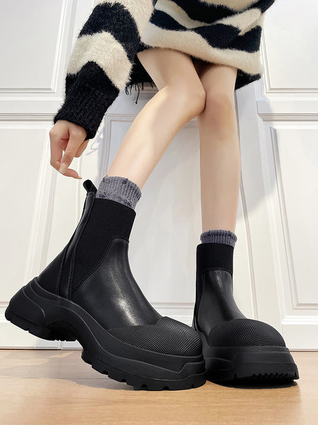 Madingi britiško stiliaus rudeniniai žieminiai batai moterims