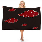 Anime desene animate Nor roșu prosop de baie vară călătorii fără nisip prosop de plajă pătură prosop de față prosop de duș pentru copii băieți adulți cadou