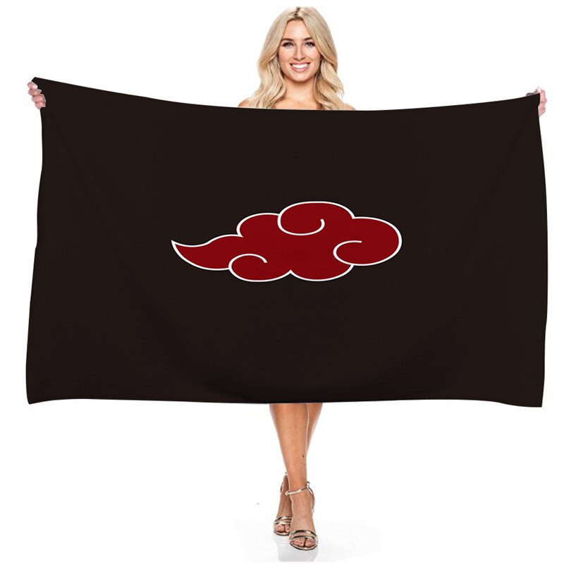 Anime desene animate Nor roșu prosop de baie vară călătorii fără nisip prosop de plajă pătură prosop de față prosop de duș pentru copii băieți adulți cadou