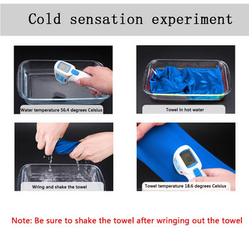 Ice Cold Towel Cooling Sports Towel Can Quick-striing Outdoor Sports Cold Feeling Gym Πετσέτα απορρόφησης ιδρώτα 30x140CM ZQQ