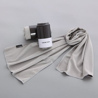 Vėsinantys lediniai rankšluosčiai Mikropluošto Joga Vėsus plonas rankšluostis lauke Sportas Vasarą Vėsinantis šalikas Sporto salė Dėvėti apledėjimo prakaito juosta Top sportinis rankšluostis