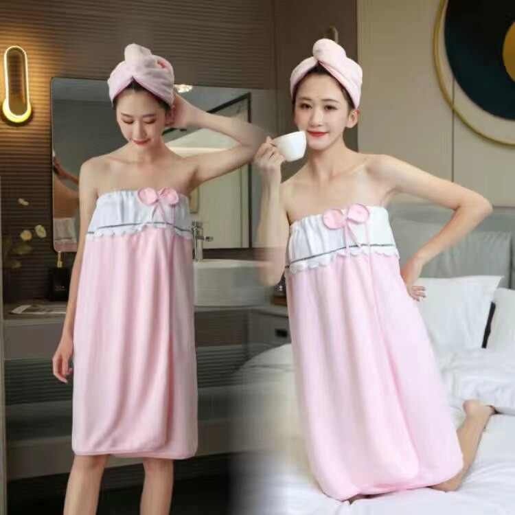 2vnt/komplektas Sauna Drabužiai Paplūdimio SPA Chalatai Sugeriantys Greitai Džiovinantys Vonios Sijonas Rankšluosčiai Plaukų Kepurė Nešiojama Mikropluošto Boob Tube Top