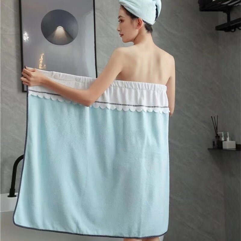 2vnt/komplektas Sauna Drabužiai Paplūdimio SPA Chalatai Sugeriantys Greitai Džiovinantys Vonios Sijonas Rankšluosčiai Plaukų Kepurė Nešiojama Mikropluošto Boob Tube Top