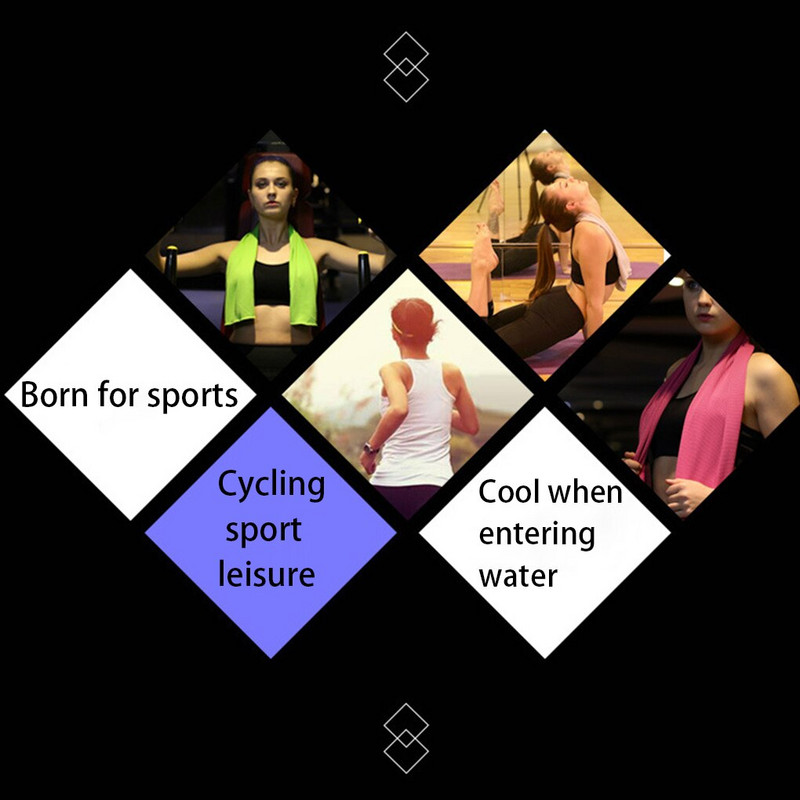 2 buc prosop sport pentru gheață cu răcire rapidă instantanee prosop din microfibră prosoape pentru gimnastică în aer liber, fitness, pentru transpirație, prosoape pentru gheață cu uscare rapidă de vară