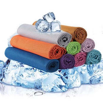 Микрофибърни бързосъхнещи спортни кърпи Издръжливи незабавно охлаждане Бързо охлаждане ледена кърпа за лице Фитнес на открито Йога Аксесоари за баня