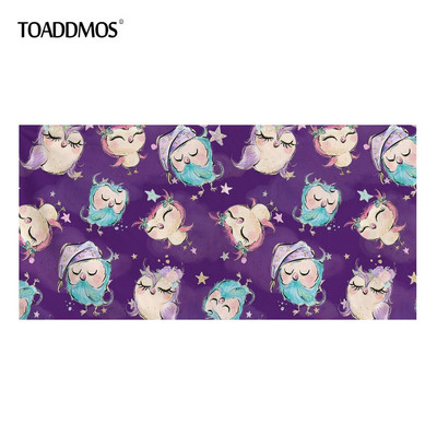 TOADDMOS Cute Owl Print Μαλακές πετσέτες μπάνιου για παιδιά Ενήλικες Καλοκαιρινό απορροφητικό ύφασμα κολύμβησης Πετσέτα θαλάσσης Πετσέτα που στεγνώνει γρήγορα