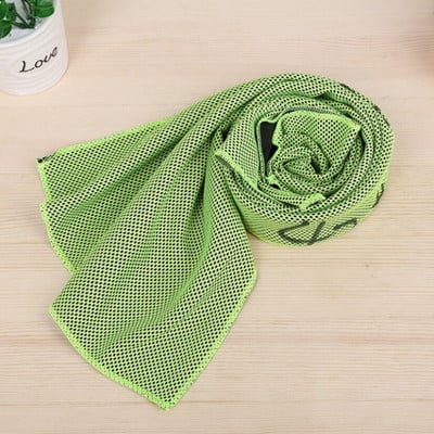 Moterys Vyrai Sportas Mikropluošto rankšluostis Fitness Greitai Išdžiūva Lenktynės Aušinamas Rankšluostis Ledo Šaltas Nešiojamas Prakaitą sugeriantis Sporto salė Kelionių reikmenys