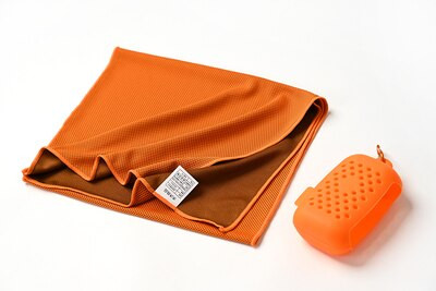 Hordozható hidegérzet hűsítő jég gyorsan száradó sporttörülköző fitneszhez és futáshoz, meghosszabbított csuklói izzasztó törölköző