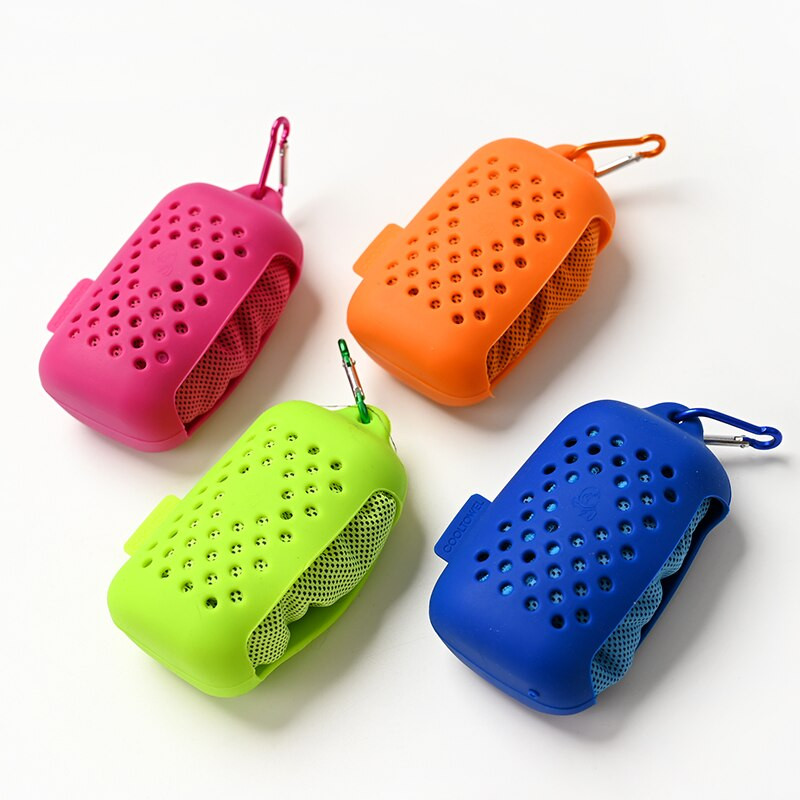 Hordozható hidegérzet hűsítő jég gyorsan száradó sporttörülköző fitneszhez és futáshoz, meghosszabbított csuklói izzasztó törölköző