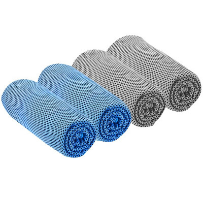 SEWS-4 Pcs Cooling Towel,Microfiber Towel Cooling Towels Μαλακή αναπνεύσιμη πετσέτα για γυμναστική γιόγκα γκολφ Ταξιδιωτική παραλία Κάμπινγκ